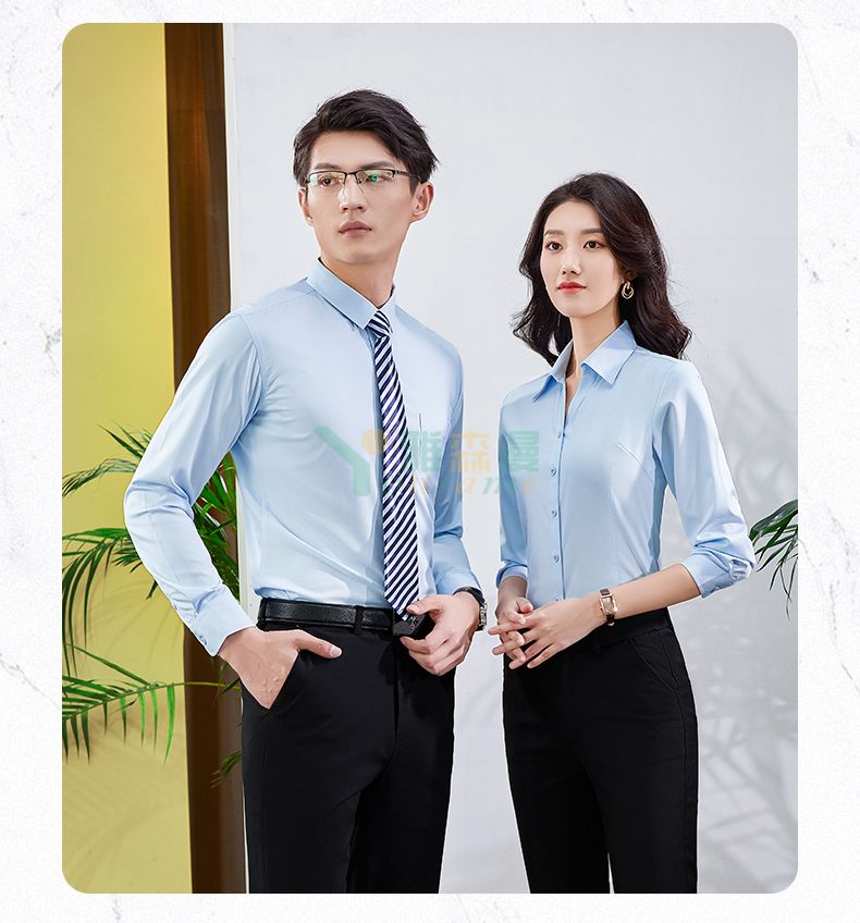 竹纤维长袖衬衫(男+女)(图19)