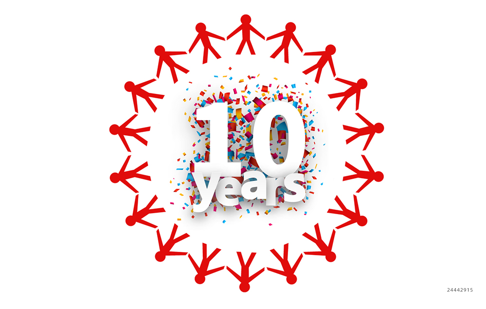 10周年同学会图案设计