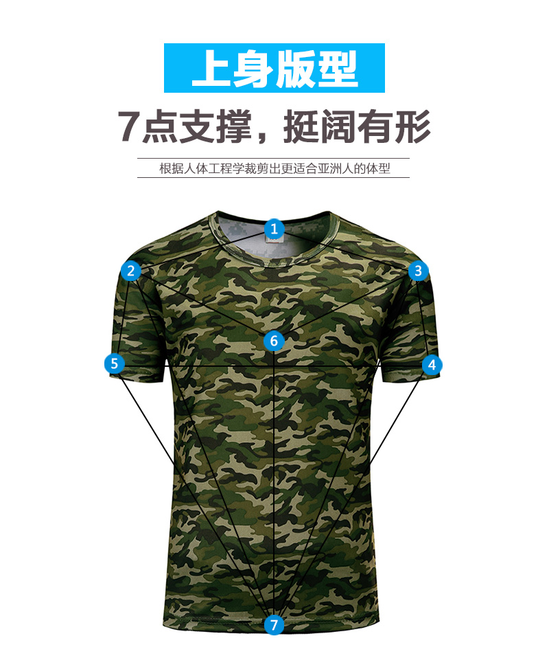 迷彩圆领T恤(成人+童装)(图12)