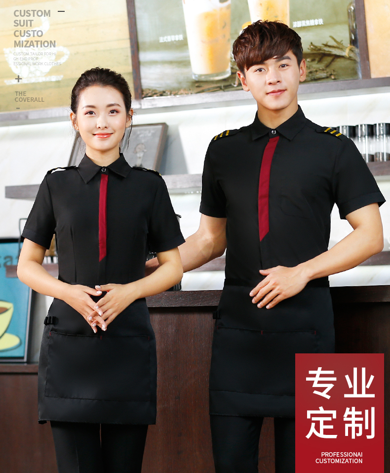 西餐厅服务员工作服（男+女）(图4)