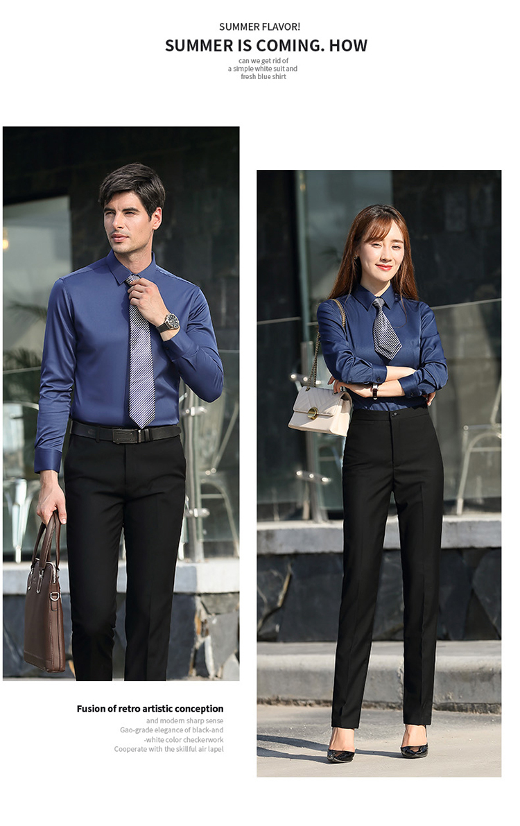 商务职业长袖衬衫（男+女）(图25)