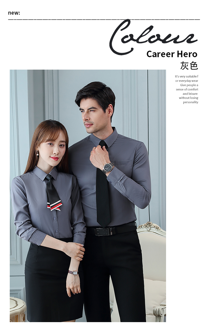 粗斜纹通勤衬衫（男+女）(图18)