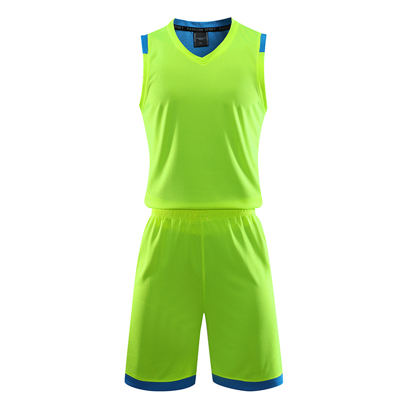 速干纯色米通布篮球服(图3)
