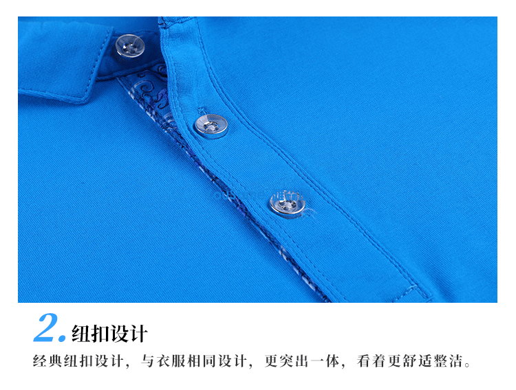 莱卡棉Polo衫（男+女）(图6)