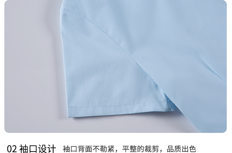 三连扣短袖衬衫（女）(图17)