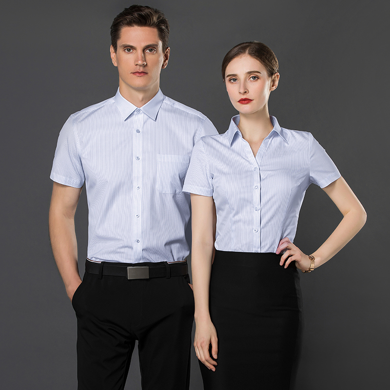 龙骨定型职业短袖衬衫（男+女）