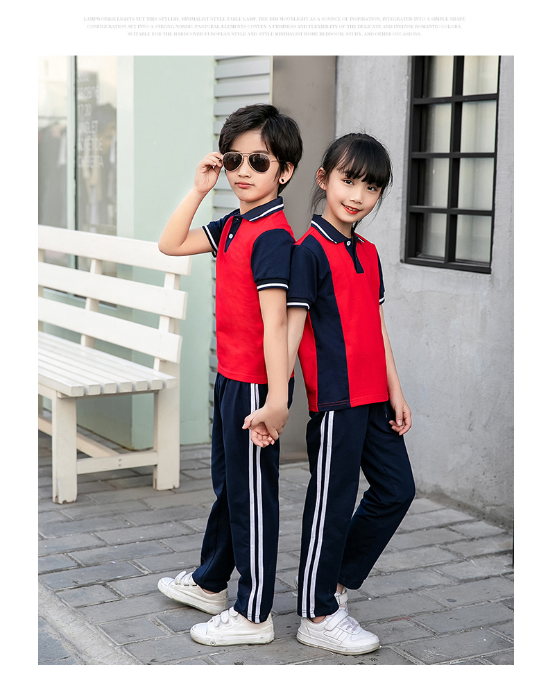棉盖丝短袖运动套装(男+女+童)(图5)